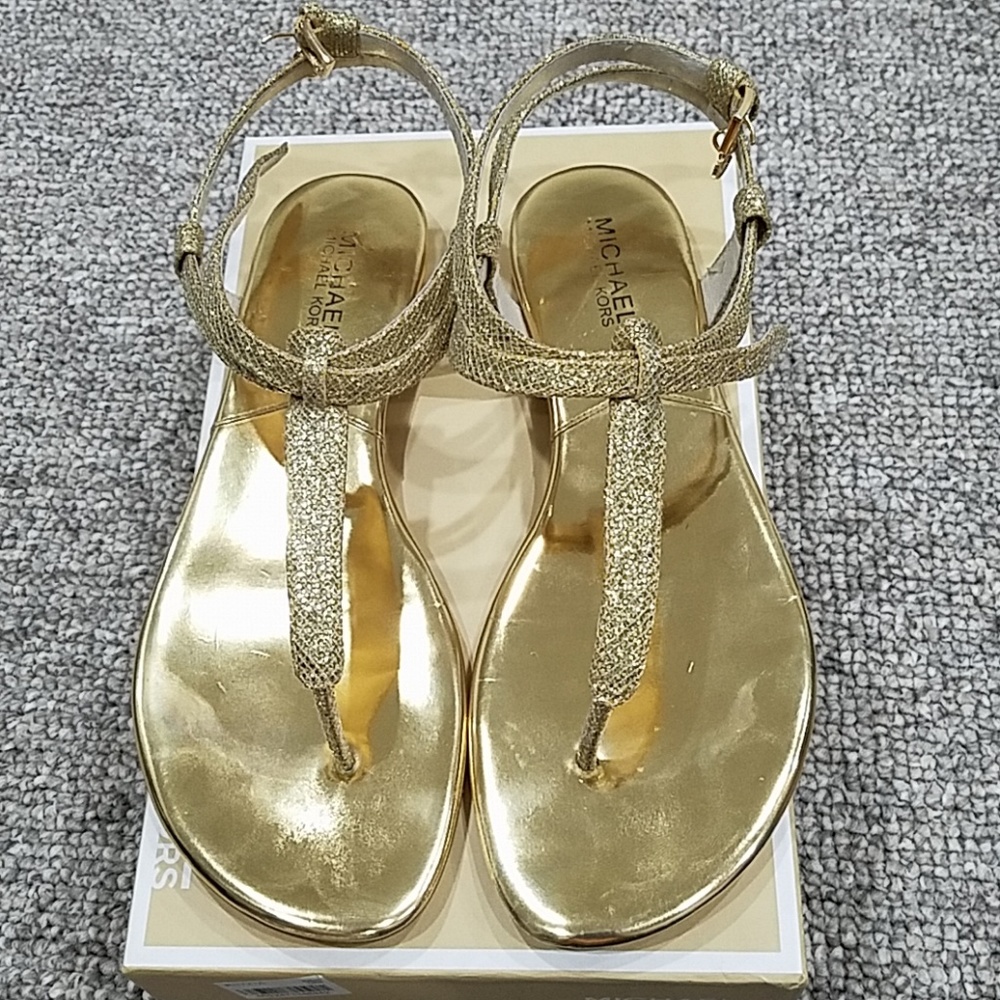 Michael Kors Gold Sandal